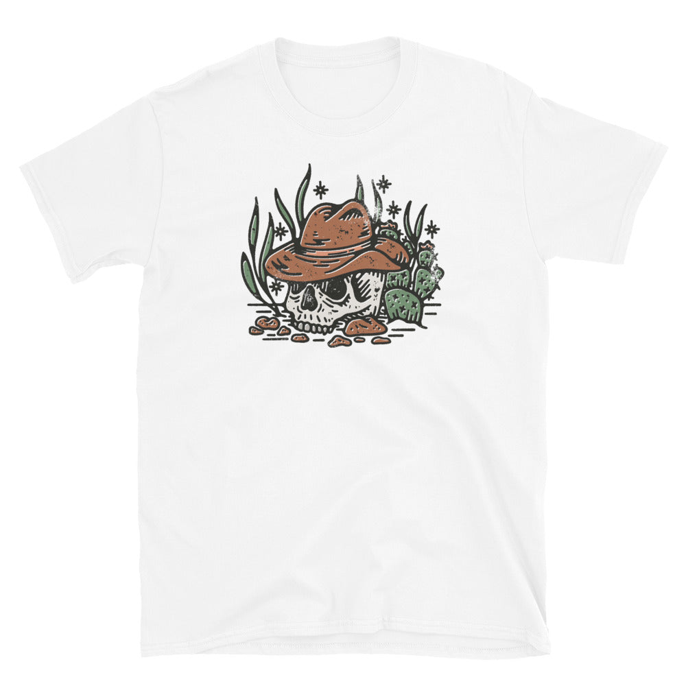 Western Boho Desert Cowboy Cactus Fit Unisex Softstyle T-Shirt