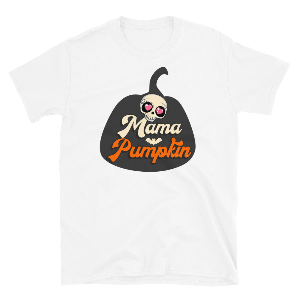 Mama Halloween Pregnancy Announcement Fit Unisex Softstyle T-Shirt