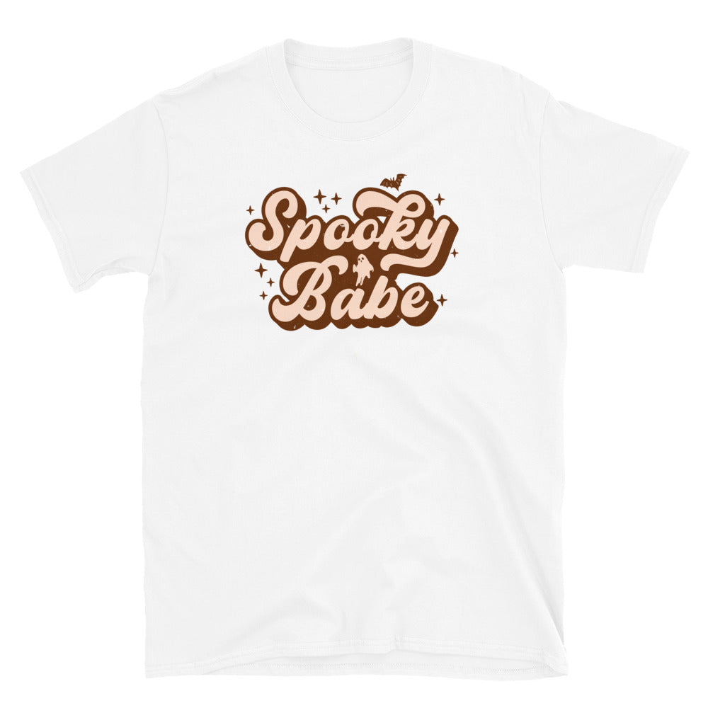 Spooky Babe Retro Halloween Fit Unisex Softstyle T-Shirt