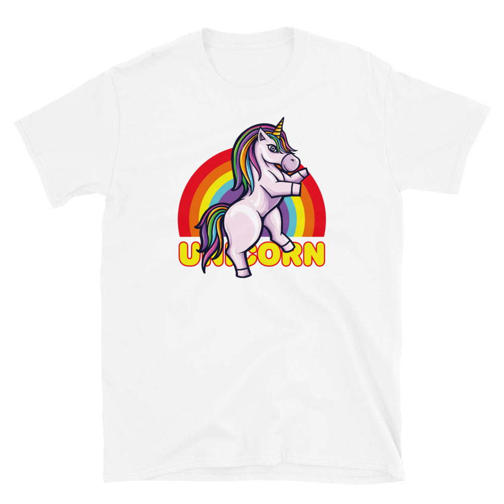 Cute Unicorn Pony & Rainbow
