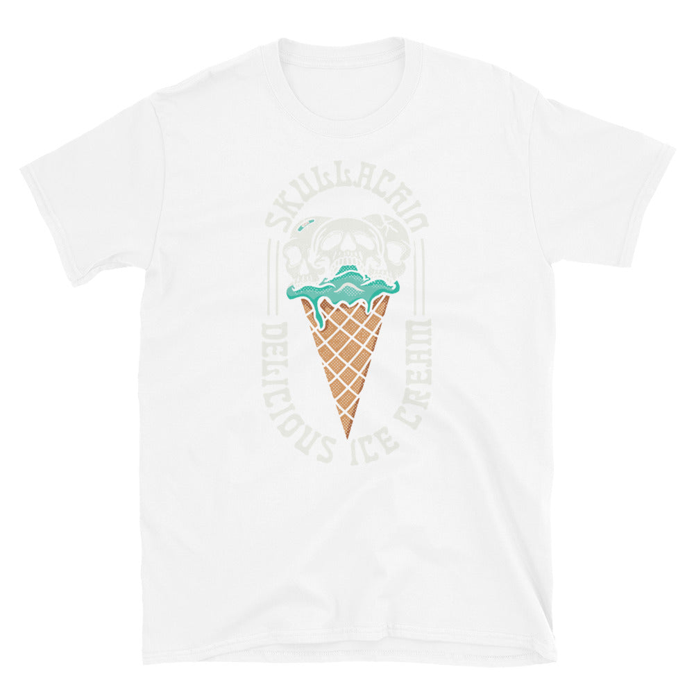 Skullachio skull ice cream vintage Fit Unisex Softstyle T-Shirt