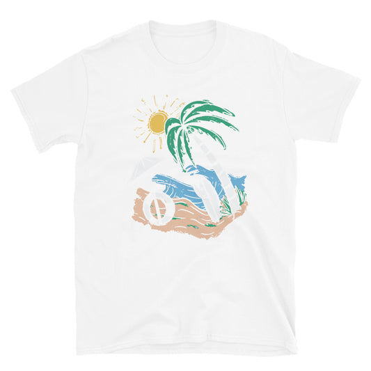 Sommer Retro Surf Fit Unisex Softstyle T-Shirt