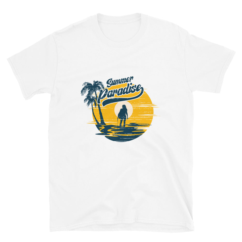 Summer Paradise Vintage Fit Unisex Softstyle T-Shirt