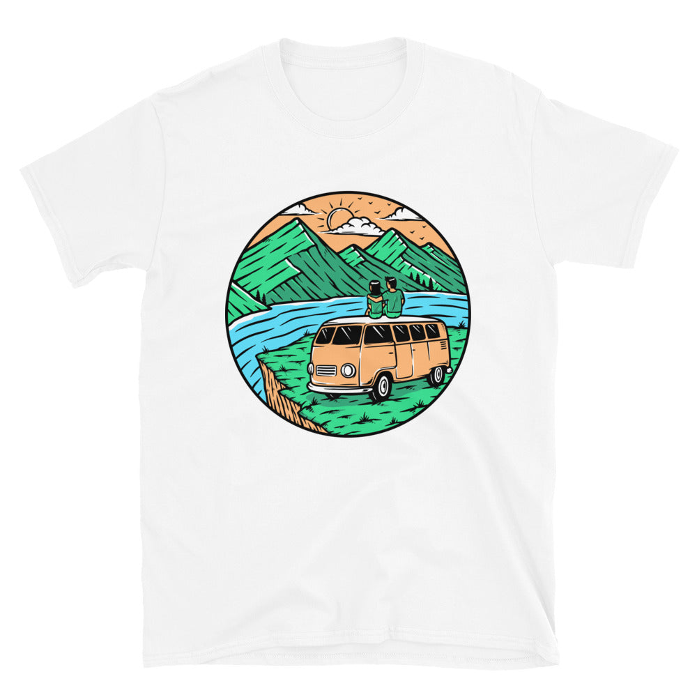 Romantic in the mountains Fit Unisex Softstyle T-Shirt