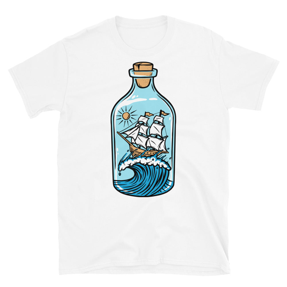 Sail in a bottle Fit Unisex Softstyle T-Shirt