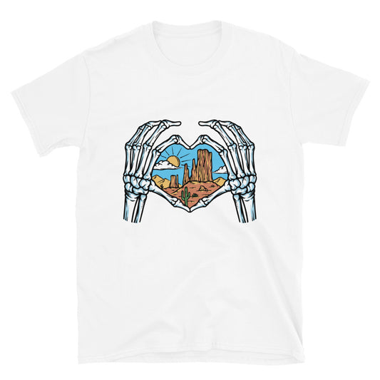 Skull love the desert Fit Unisex Softstyle T-Shirt