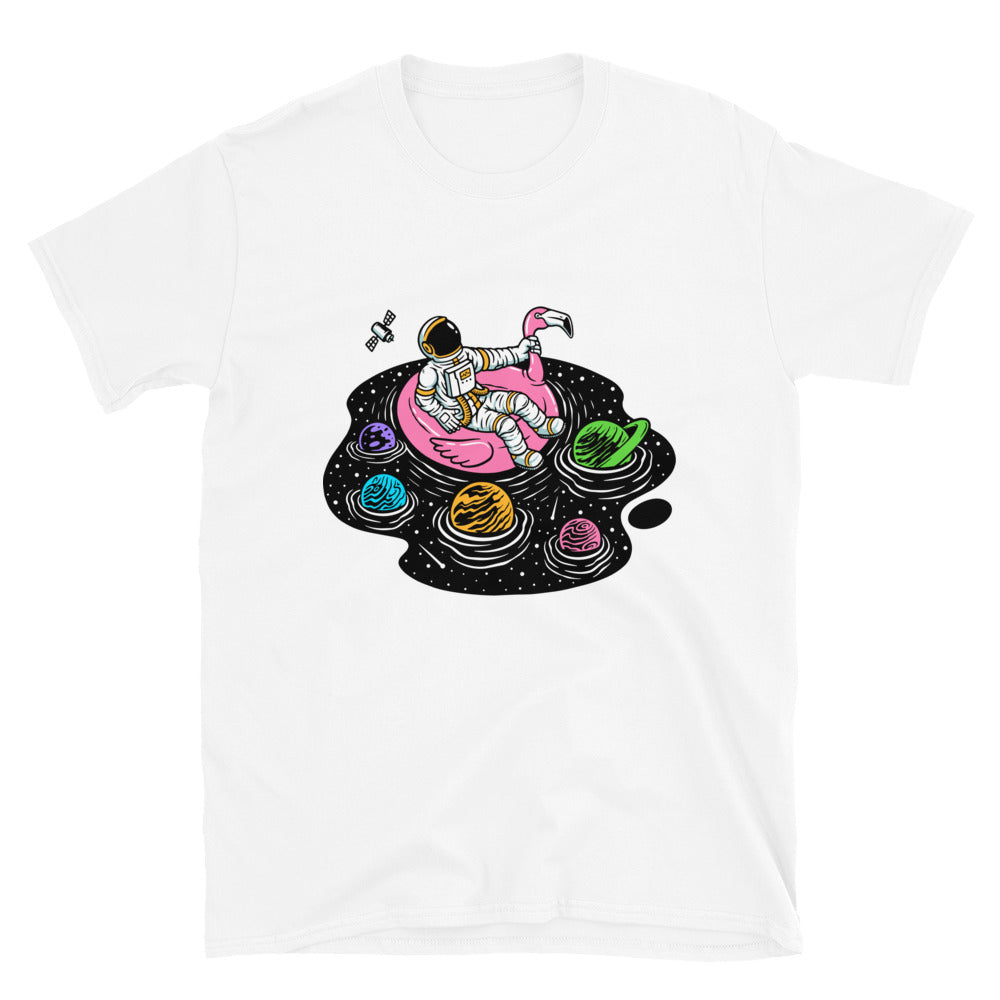 Relax in the universe pool Fit Unisex Softstyle T-Shirt