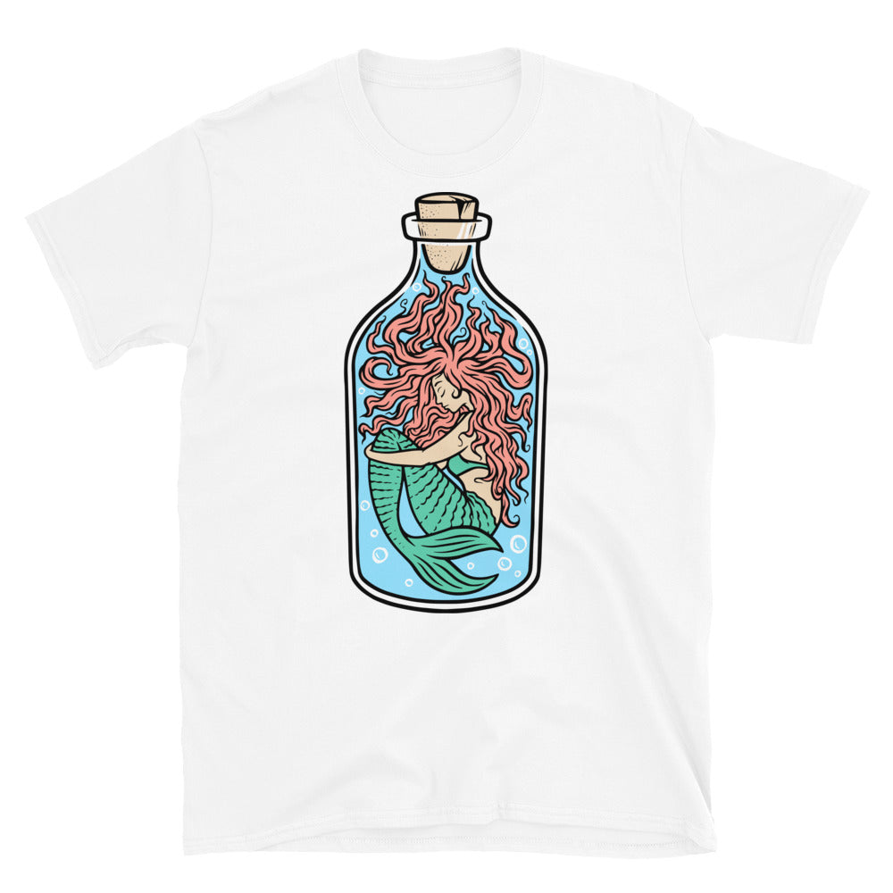 Mermaid in the bottle Fit Unisex Softstyle T-Shirt