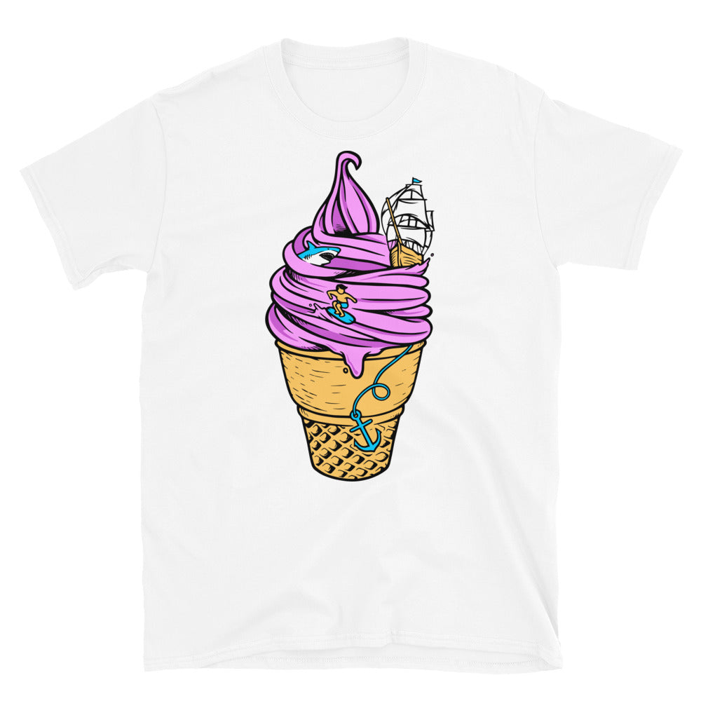 Sea of ice cream Fit Unisex Softstyle T-Shirt