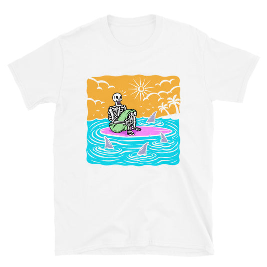 Atrapado en el mar Fit Camiseta unisex Softstyle