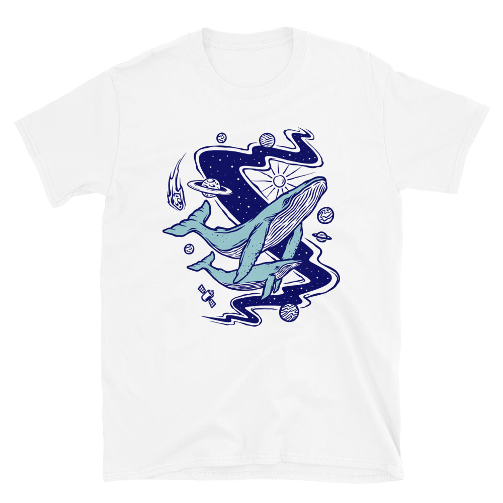 Camiseta Softstyle unisex con ajuste de ballena espacial