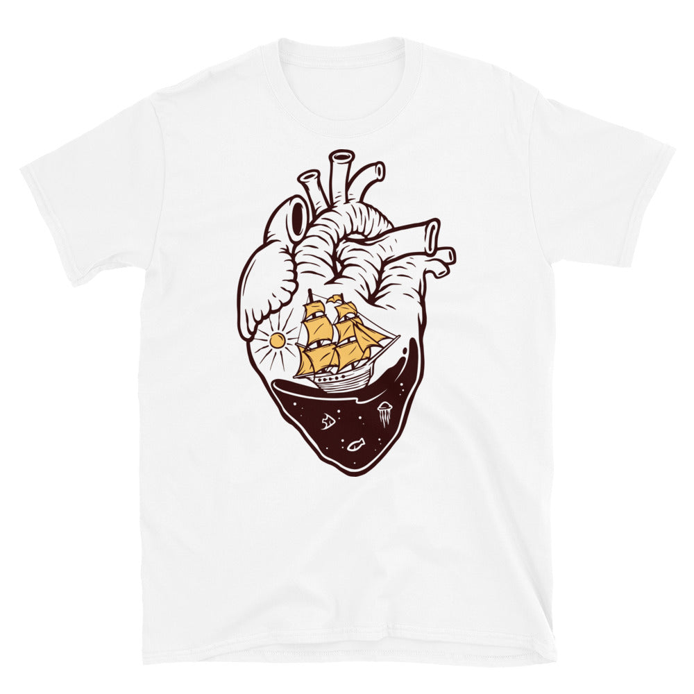Sea adventure in my heart Fit Unisex Softstyle T-Shirt