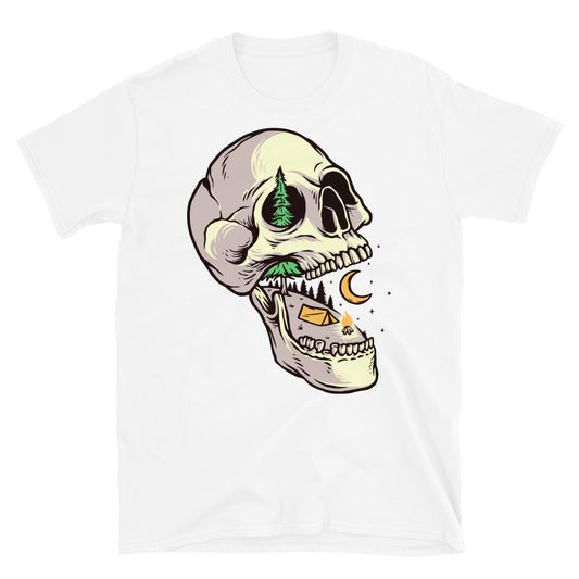 Camiseta unisex Softstyle con diseño de calavera