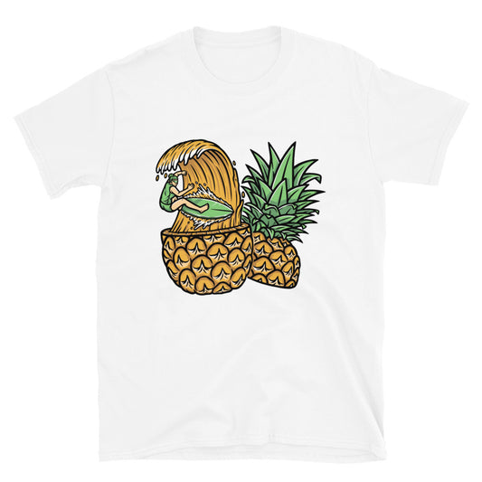 Surfing in pineapple Fit Unisex Softstyle T-Shirt