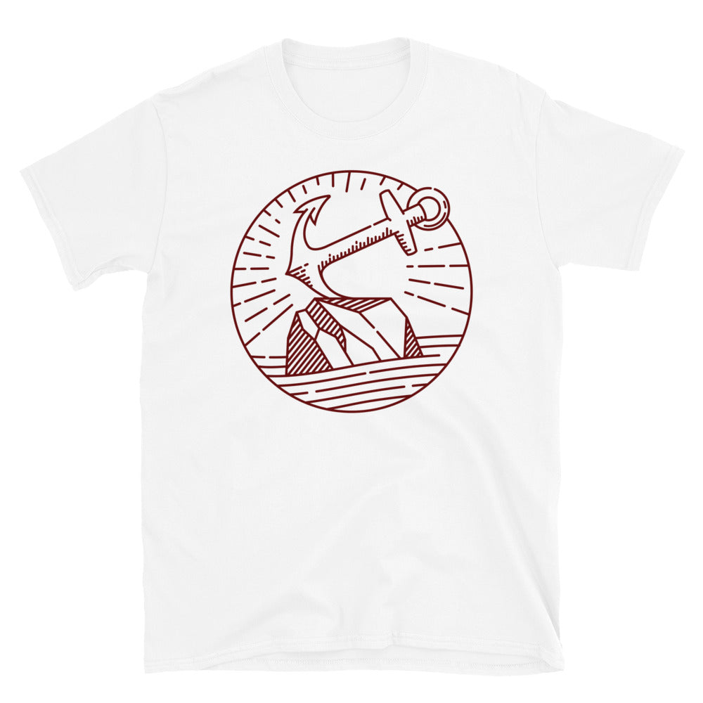 Classic Anchor on a Rock - Fit Unisex Softstyle T-Shirt