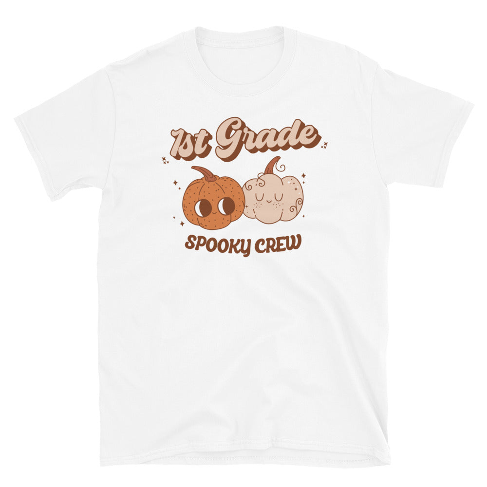 First Grade Spooky Crew ,1st Grade - Fit Unisex Soft style T-Shirt