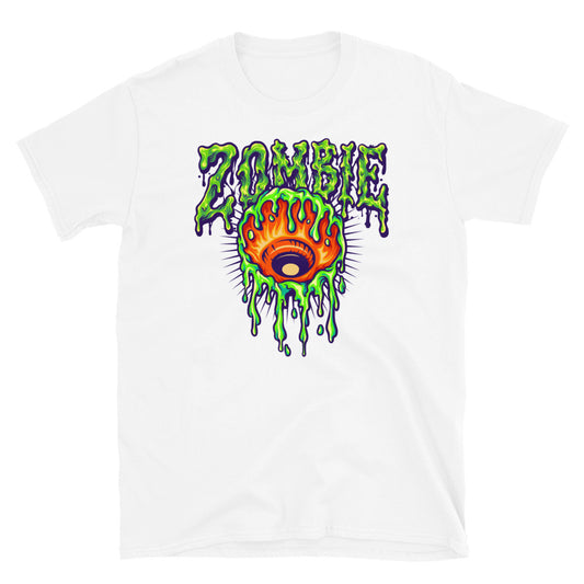 Eye Melt Zombie - Fit Unisex Softstyle T-Shirt