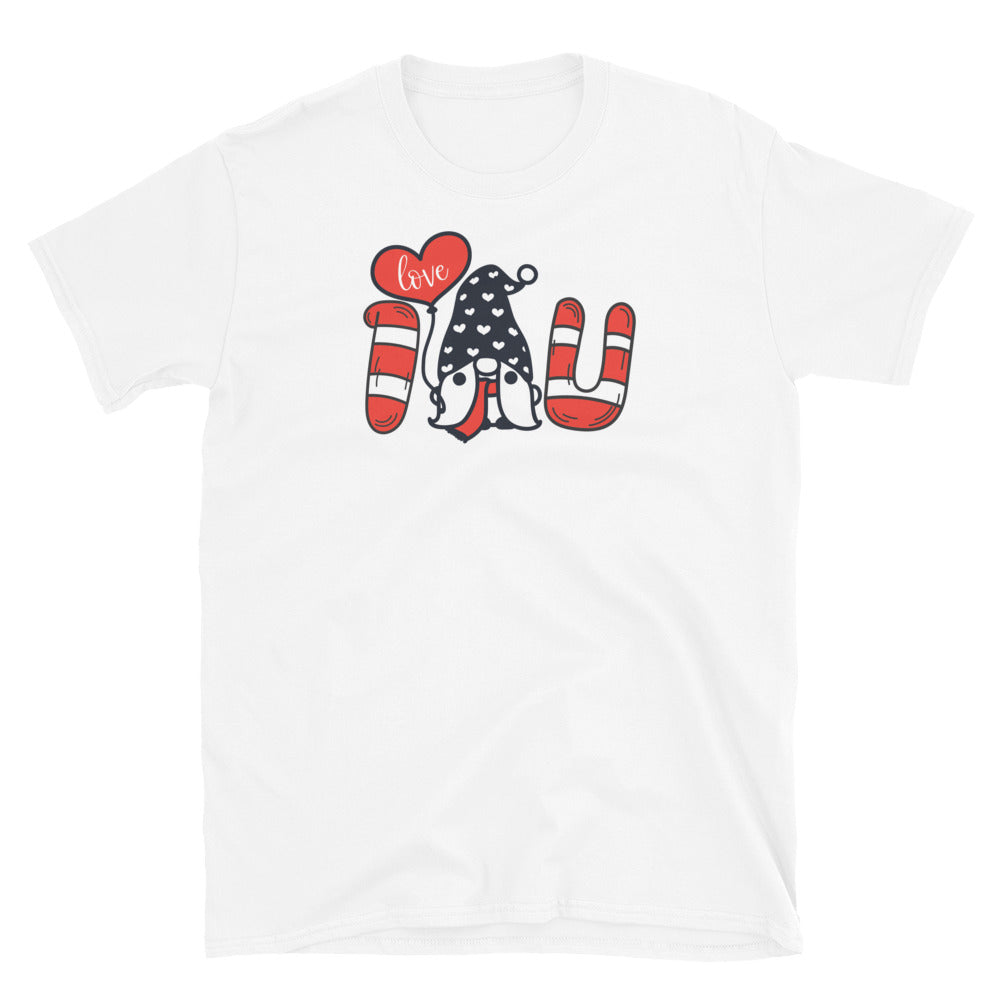 I Love You Gnome Valentine - Fit Unisex Softstyle T-Shirt