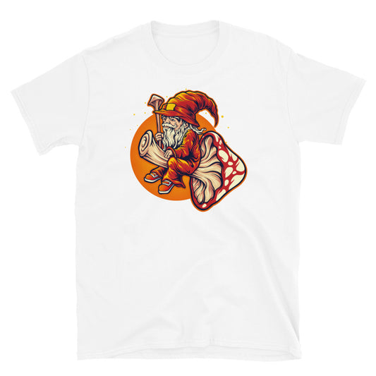 Magic Red Mushrom ,Shaman Mascot Fit Unisex Softstyle T-Shirt