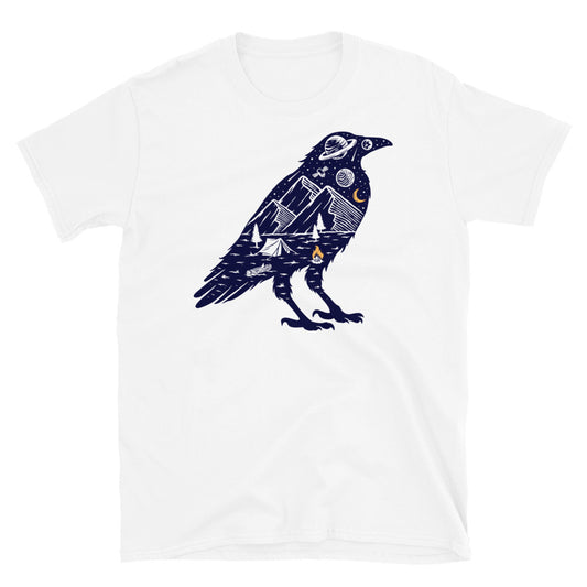 Mountain and crow Fit Unisex Softstyle T-Shirt