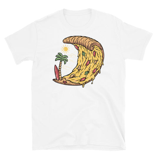 ondas de pizza Fit Camiseta unisex Softstyle