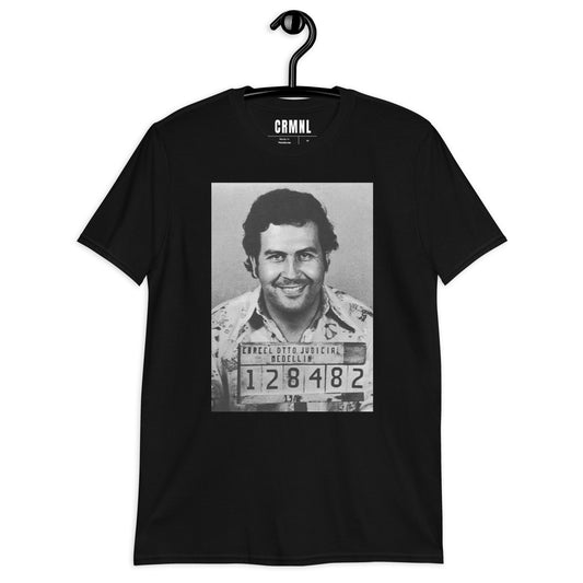 Pablo Escobar Classic Mug Shots camiseta unisex de manga corta