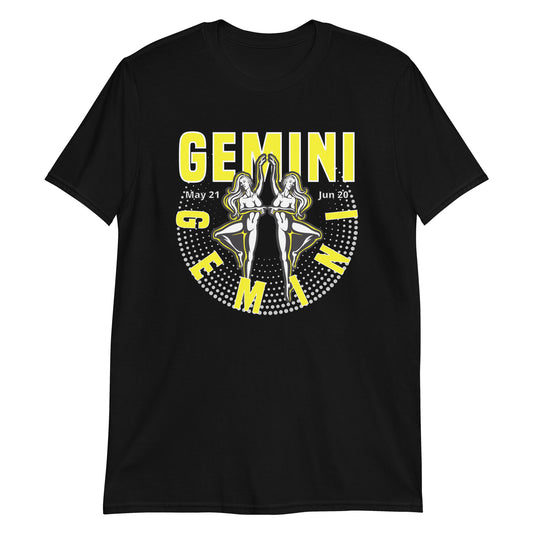 Camiseta unisex de manga corta Géminis