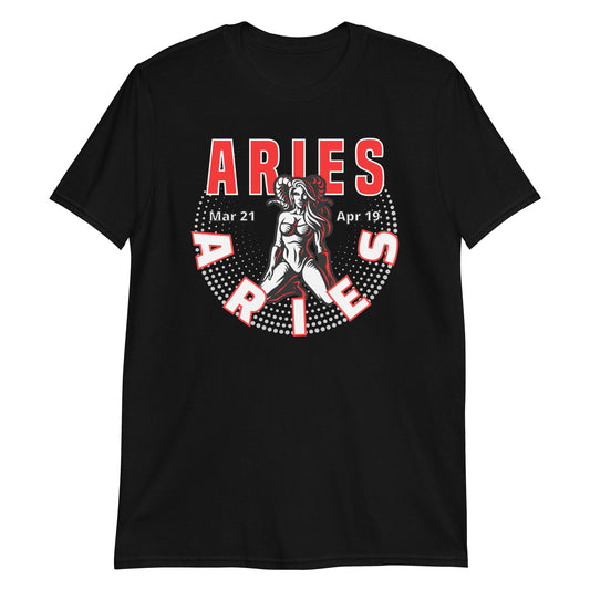 Camiseta unisex de manga corta Aries