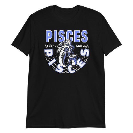 Camiseta unisex de manga corta Piscis