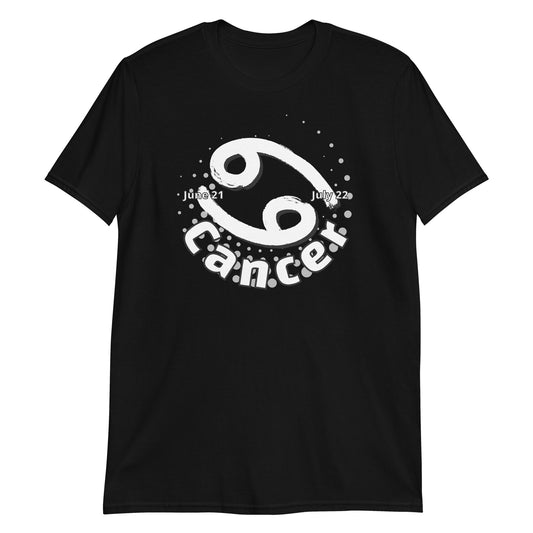 Camiseta unisex de manga corta contra el cáncer