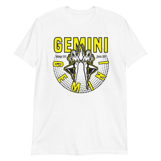 Camiseta unisex de manga corta Géminis