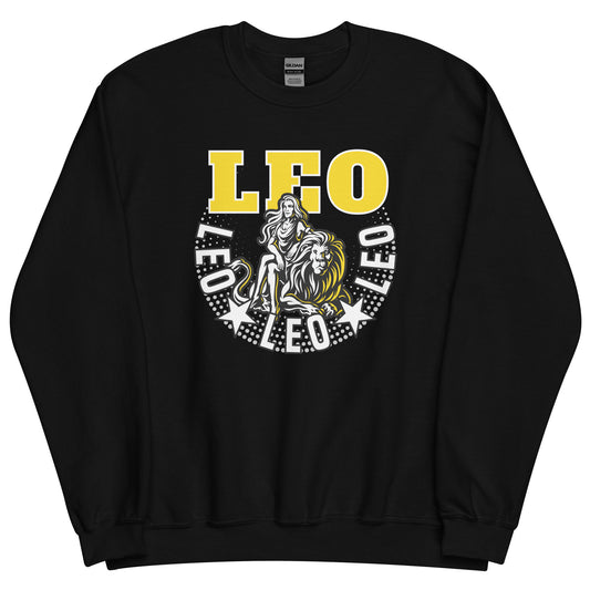 Sudadera unisex con signo del zodiaco Leo