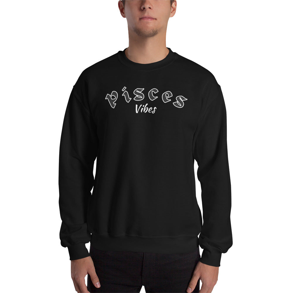 Pisces Vibes, ♓️ Zodiac. Unisex Sweatshirt
