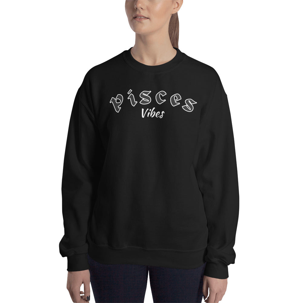 Pisces Vibes, ♓️ Zodiac. Unisex Sweatshirt