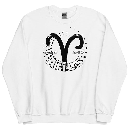 Sudadera unisex con signo del zodiaco Aries