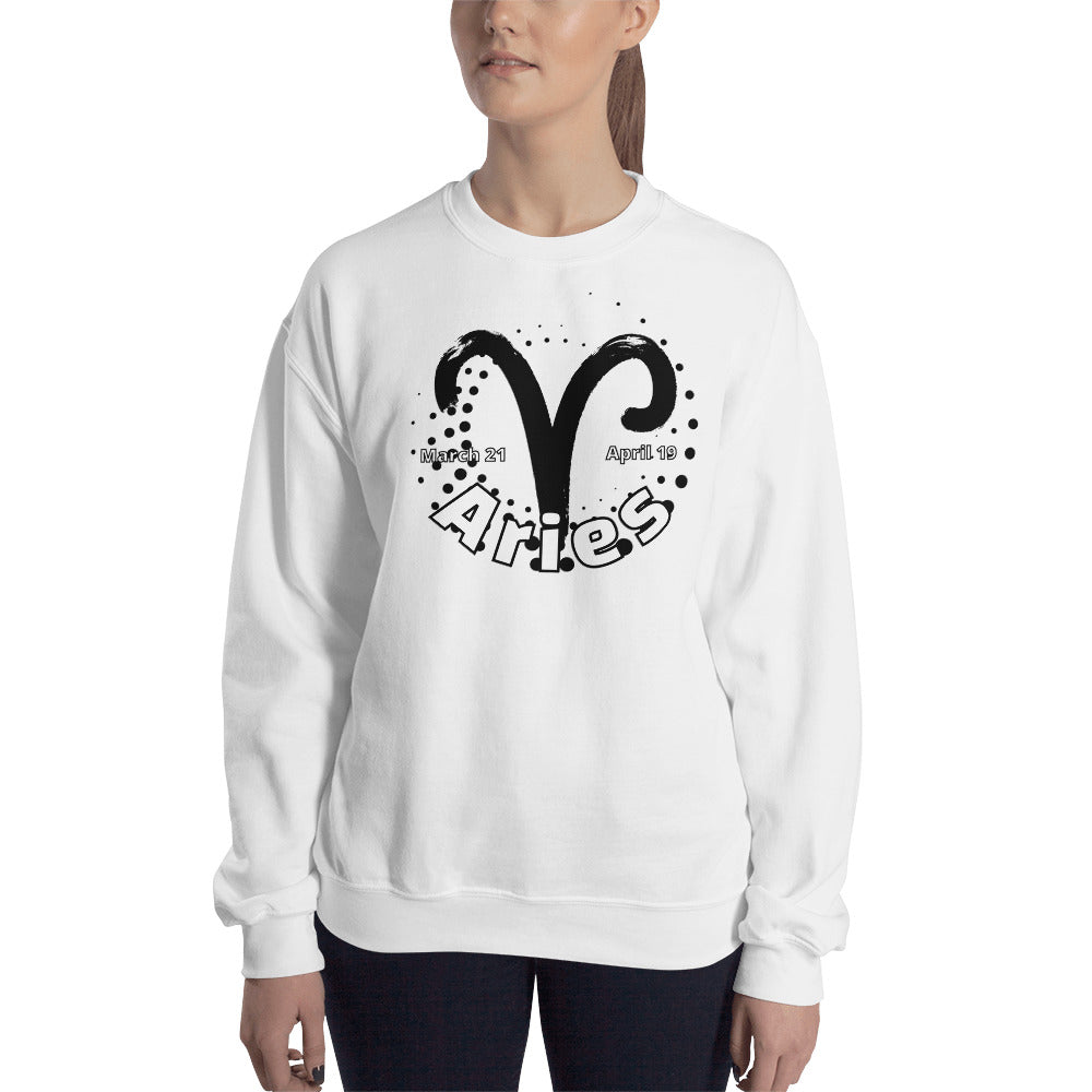 Aries Zodiac Sign Unisex Sweatshirt