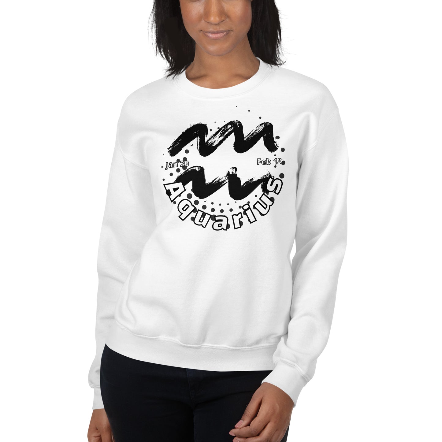 Aquarius Zodiac Sign Unisex Sweatshirt