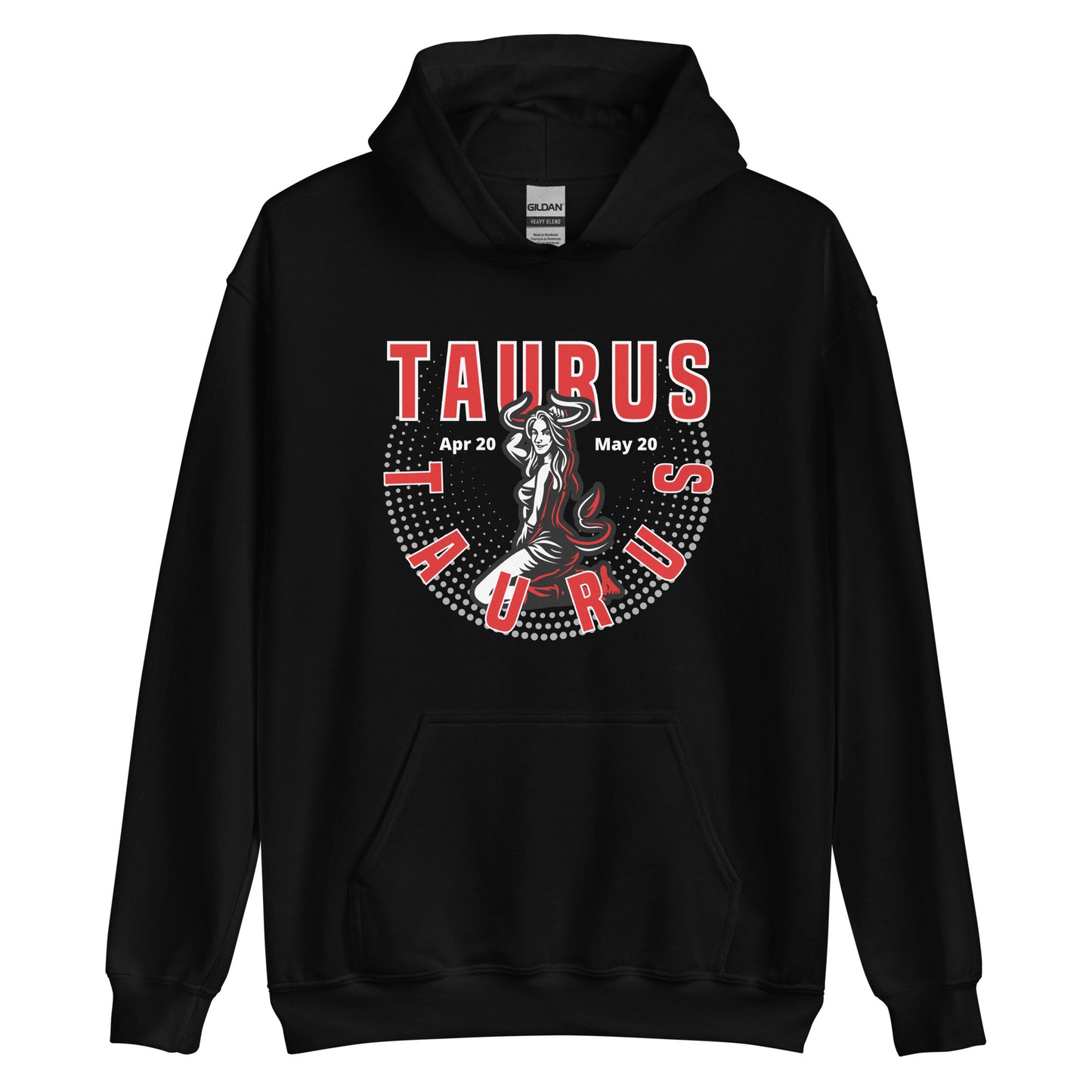 Sudadera con capucha unisex signo del zodiaco Tauro